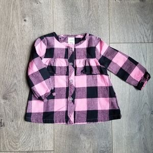Carter's plaid shirt